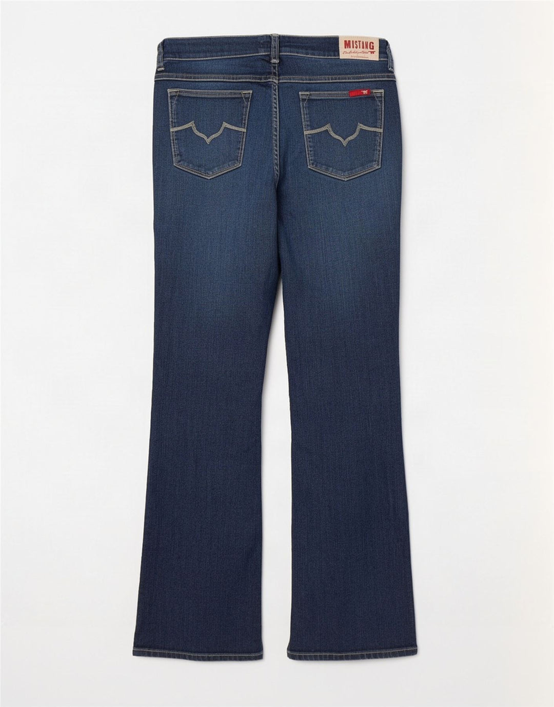 Damskie jeansy Bootcut Mustang W32 L32 Granatowe, bawełniane
