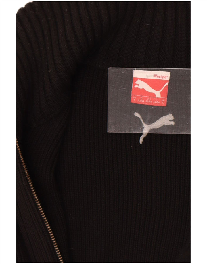 Męski sweter Puma, duży, czarny