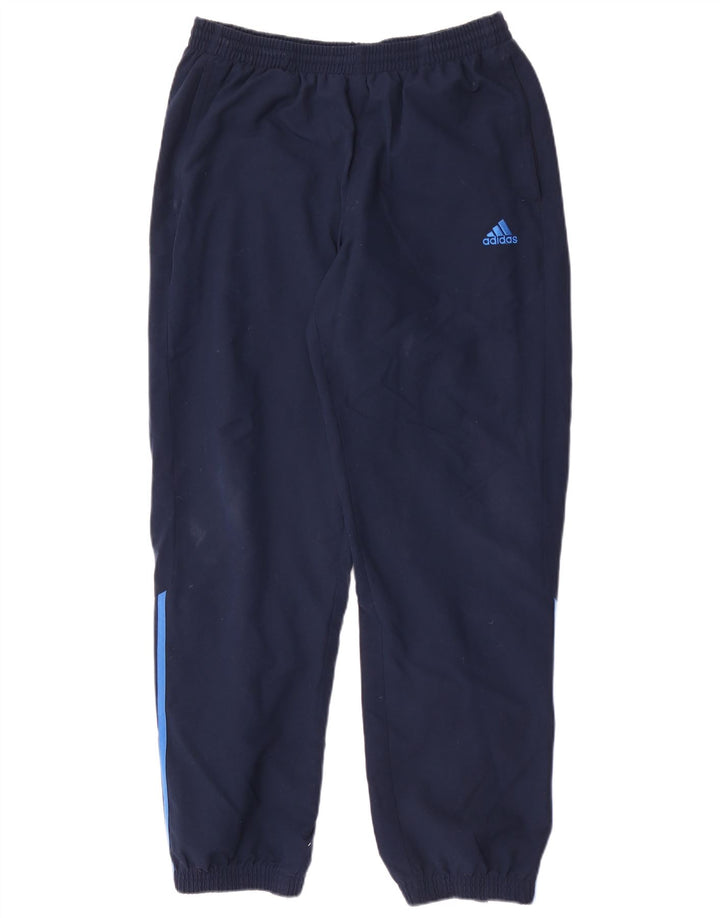 Adidas Męskie Spodnie Dresowe Joggery Duże Granatowe Poliester