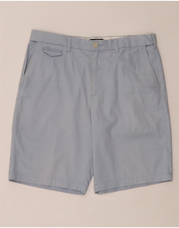 MARKS & SPENCER Męskie Blue Harbour Chino Shorts W36 Large Blue Cotton