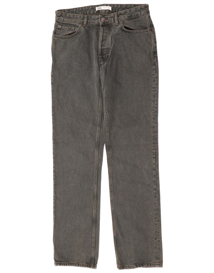 Męskie proste dżinsy Zara EU 40 MMedium W31 L33 Zielone