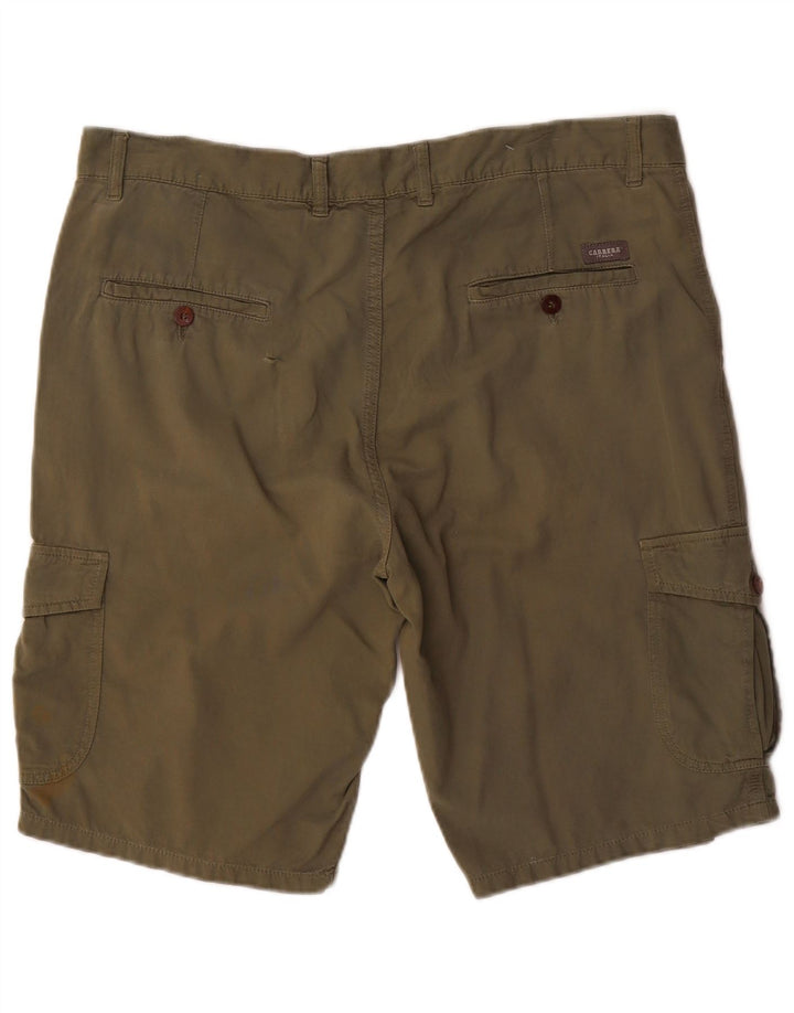Męskie spodenki cargo Carrera W36, duże, bawełniane w kolorze khaki