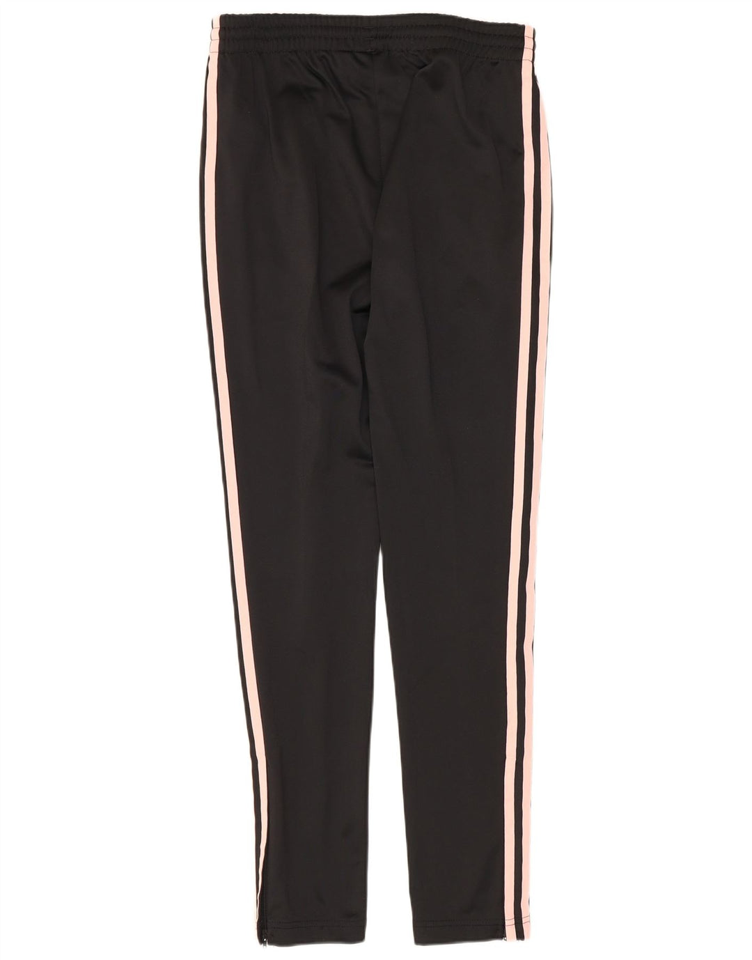 Damskie spodnie dresowe ADIDAS UK 8, małe, czarne, poliestrowe