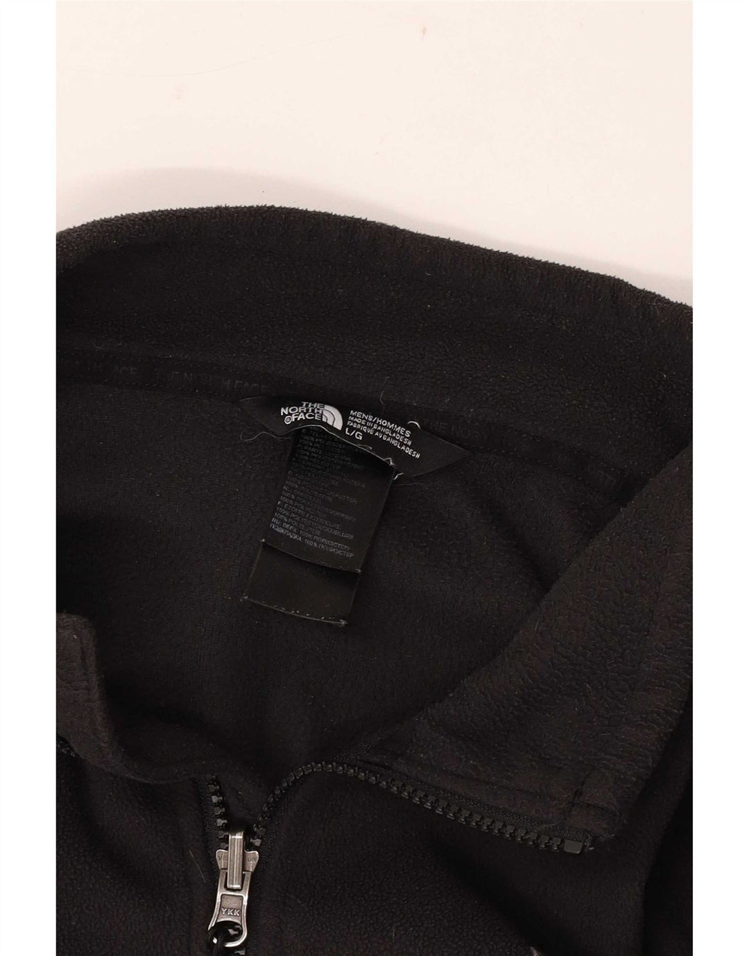 Męska kurtka polarowa The North Face UK 40, duża, czarna, poliestrowa