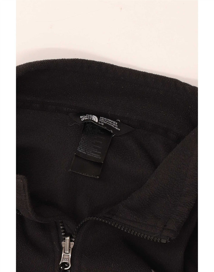 Męska kurtka polarowa The North Face UK 40, duża, czarna, poliestrowa