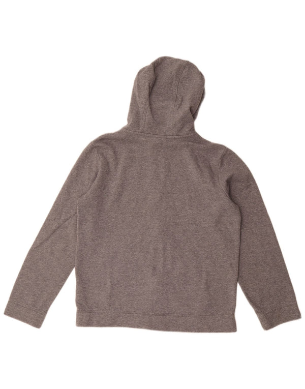 Chłopięcy sweter z kapturem i zamkiem Nike, 13-14 lat, XL, szara bawełna