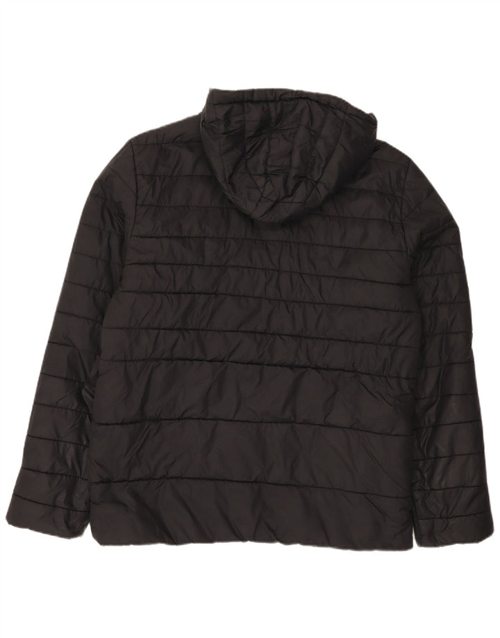 Męska ocieplana kurtka z kapturem Jack & Jones UK 40, duża czarna