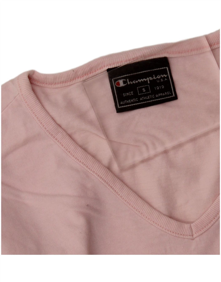 Damska koszulka graficzna CHAMPION Top UK 10 Small Pink
