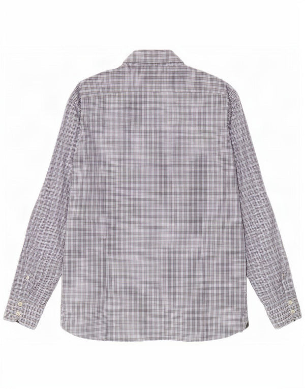 Koszula męska Hackett Slim Fit XL, szara, bawełniana krata