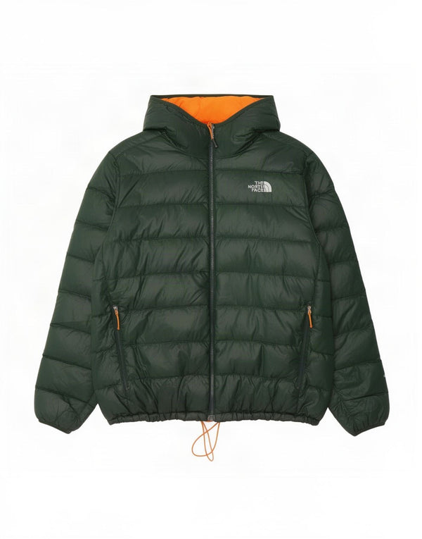 Męska wyściełana kurtka z kapturem The North Face UK 42 XL, zielony nylon