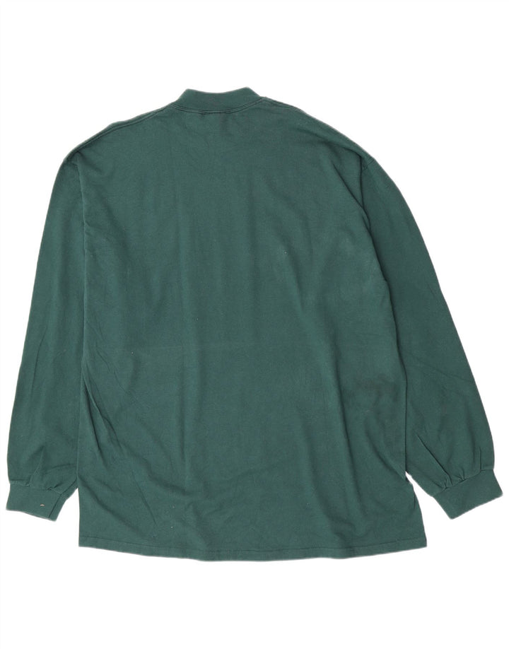 Męska koszulka Nike z długim rękawem 2XL, zielona bawełna