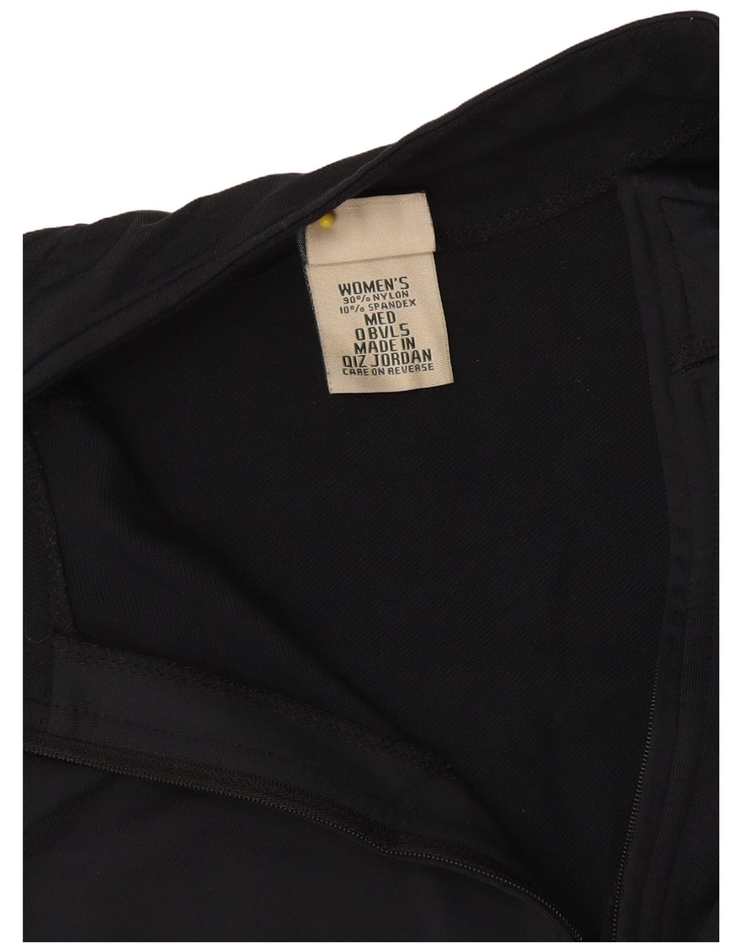 Damski dres z zamkiem błyskawicznym L.L.Bean UK 14, średni czarny nylon
