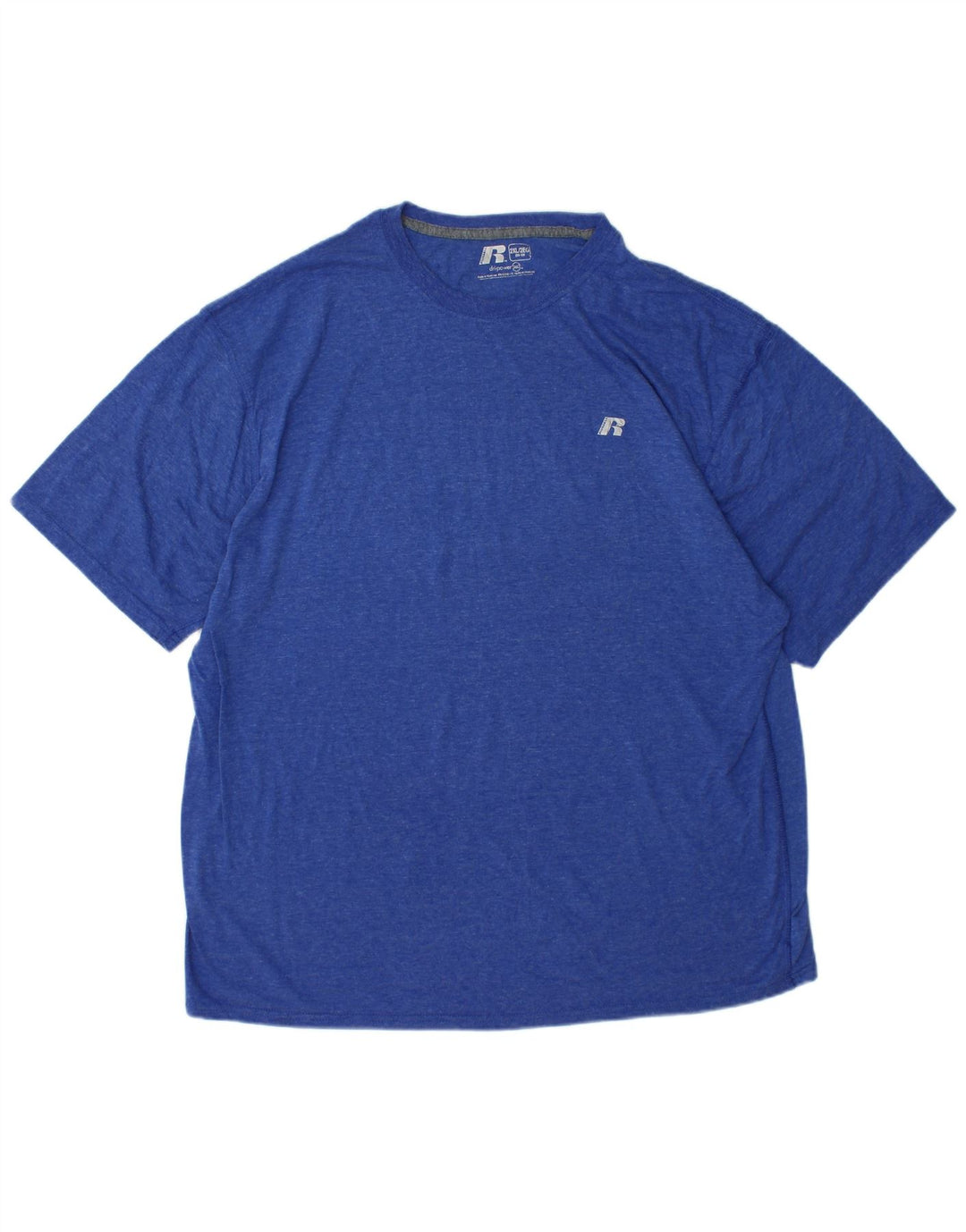 T-shirt męski RUSSELL ATHLETIC Dri-Power, UK 50/52 2XL, niebieski poliester