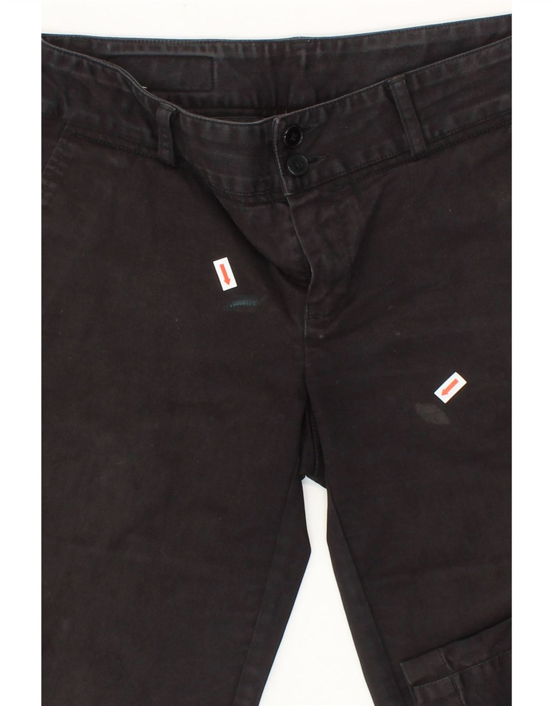LACOSTE Womens Chino Shorts Size 36 Small W25  Black Cotton Vintage Lacoste and Second-Hand Lacoste from Messina Hembry 