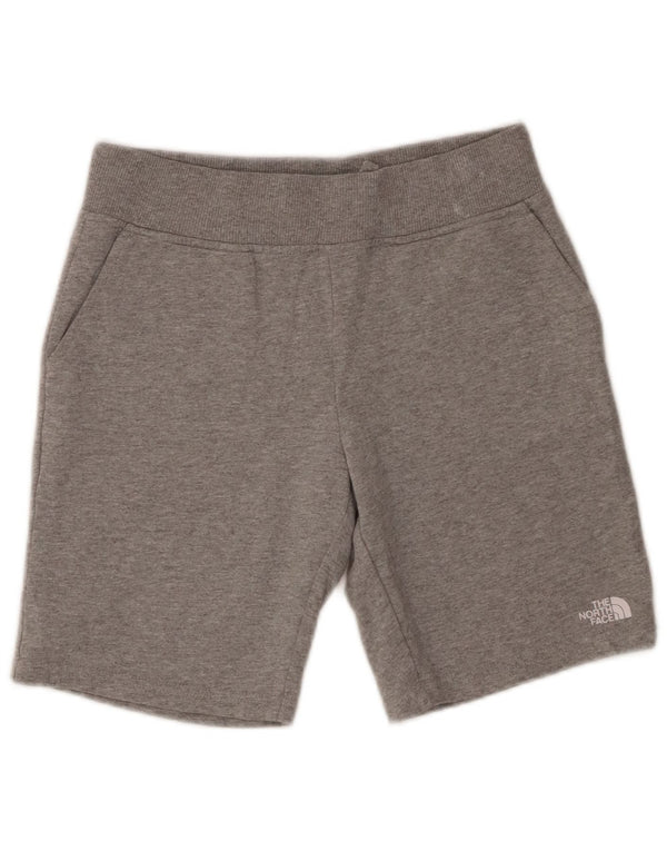 Chłopięce spodenki sportowe The North Face na 11-12 lat, duże, szare, bawełniane w plamki