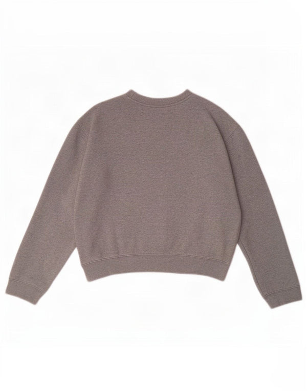 Damska bluza Replay Crop Graphic, UK 14, średnioszara, nakrapiana
