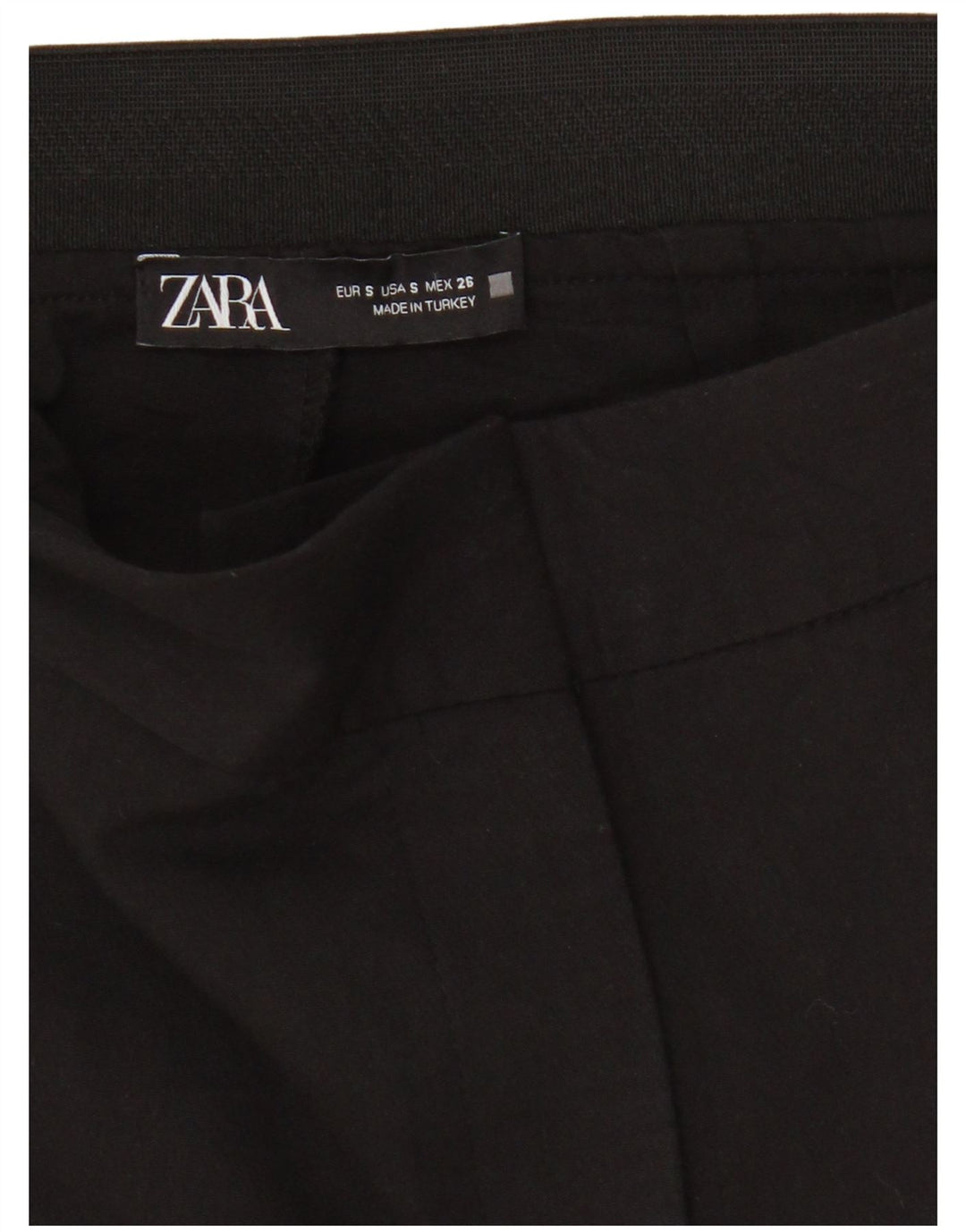 Krótkie spodnie damskie Zara, małe, W26 L23, czarne