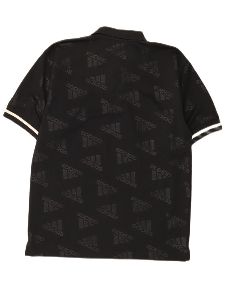 Męska koszulka polo Adidas Graphic UK 36/38 Mały czarny poliester