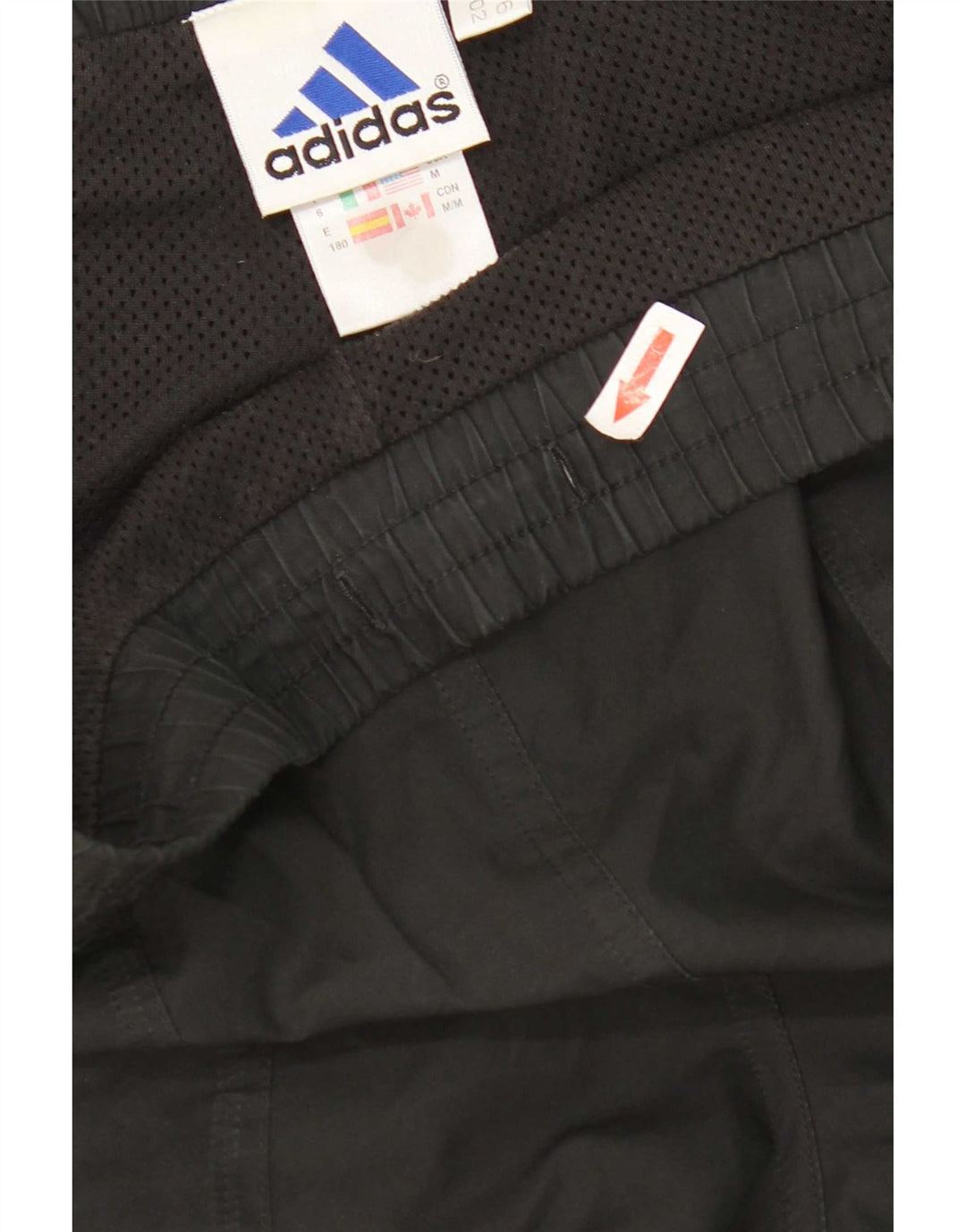 Męskie spodnie dresowe Adidas, duże, czarne, poliestrowe