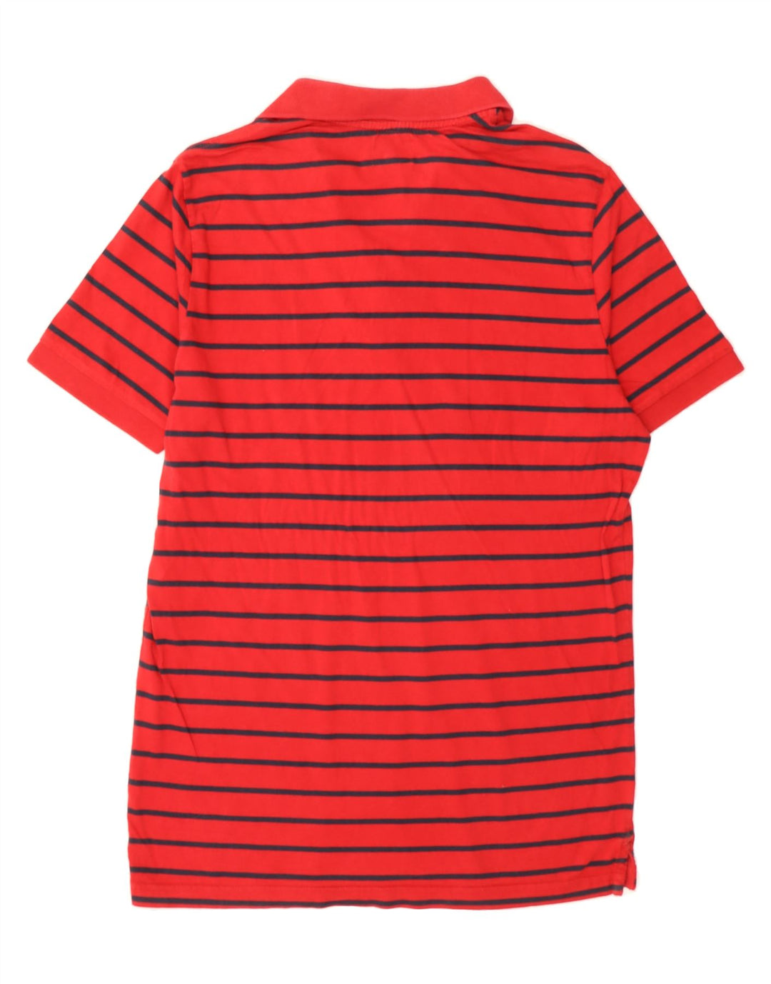 DOCKERS Mens Polo Shirt Large Red Striped Cotton Vintage Dockers and Second-Hand Dockers from Messina Hembry 