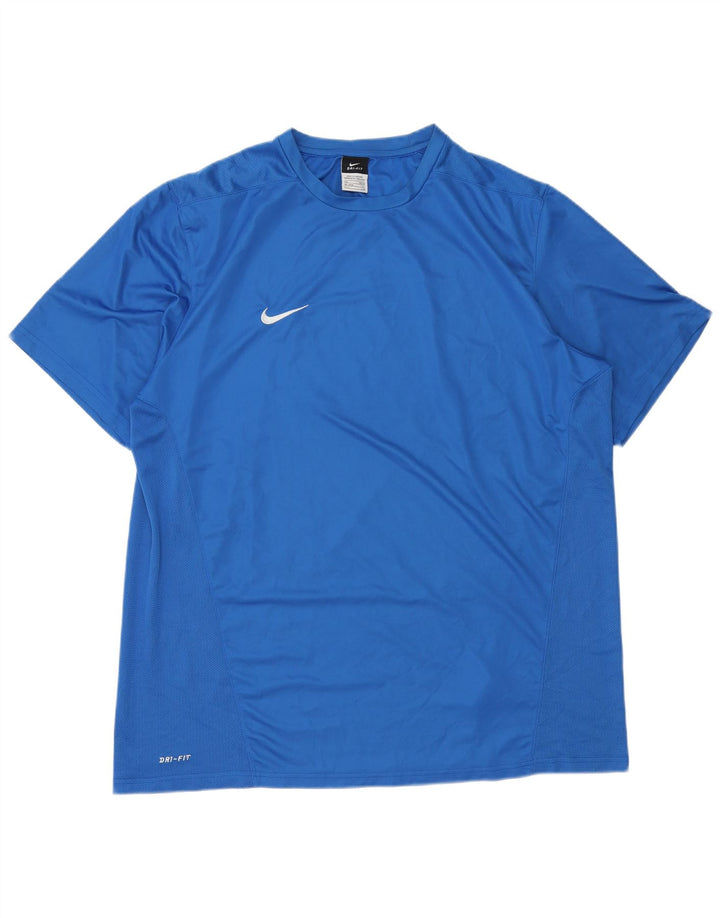 T-shirt męski Nike Top 2XL Niebieski, poliestrowy, sportowy