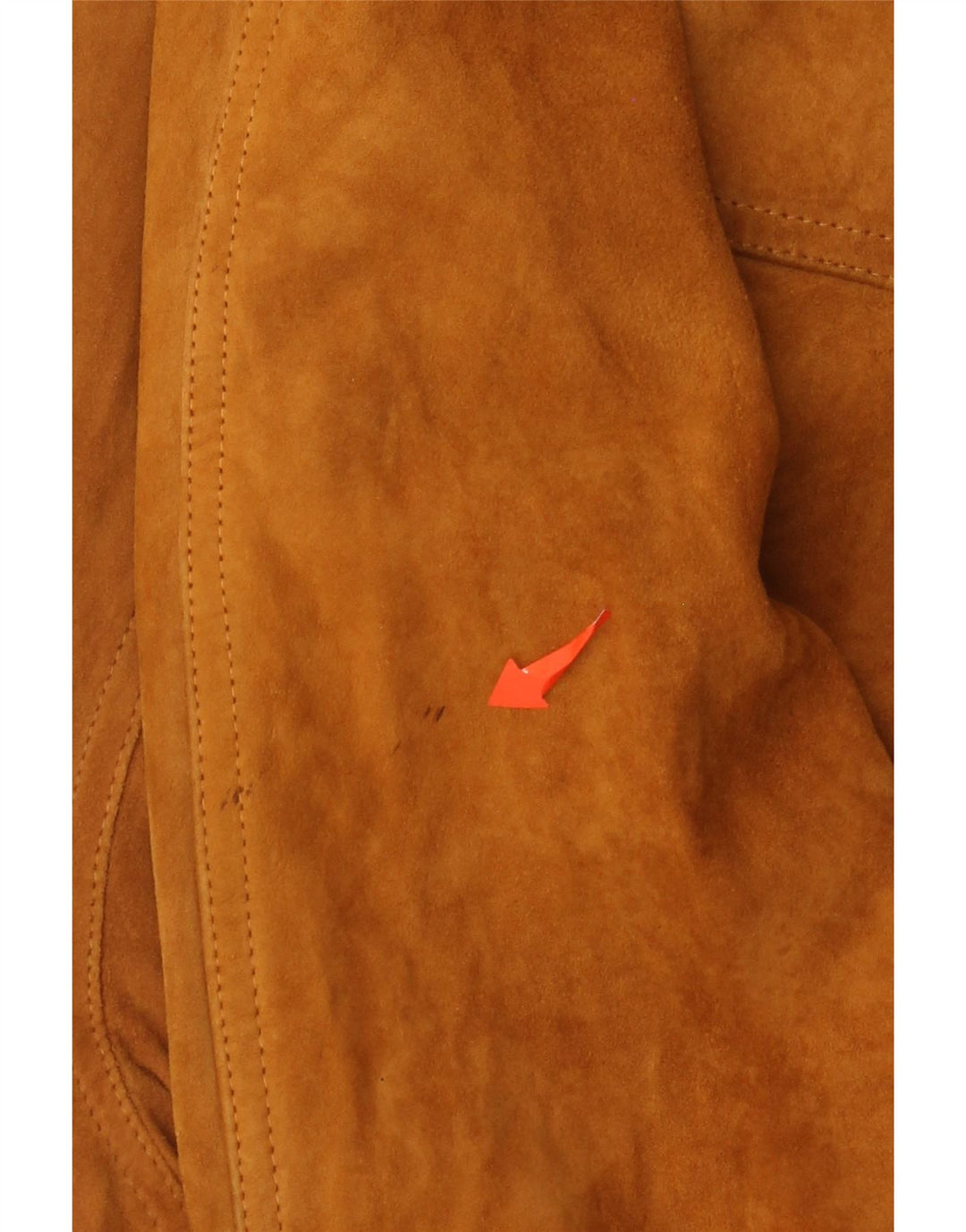 Vintage męska zamszowa kurtka bomber IT 54 2XL brązowa skóra