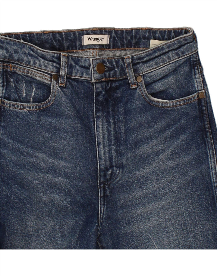 WRANGLER Womens Retro Straight Jeans W30 L27 Blue Cotton Vintage Wrangler and Second-Hand Wrangler from Messina Hembry 