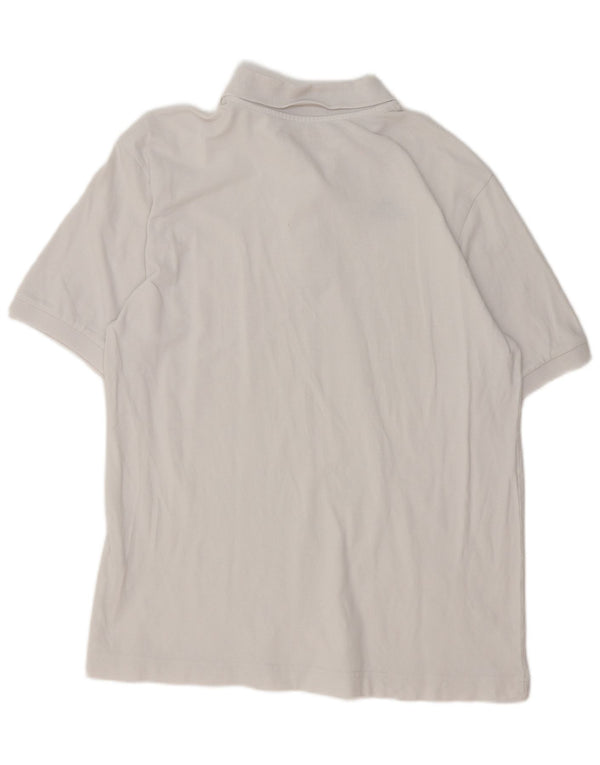 Męska koszulka polo Kappa XL, biała, bawełniana
