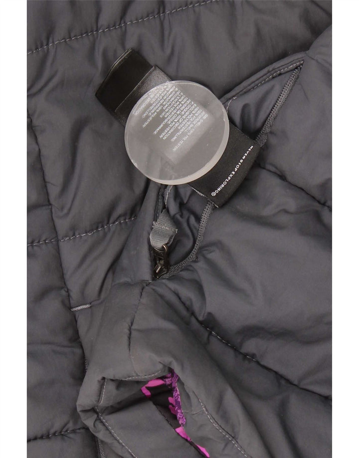 Dwustronna kurtka dziewczęca z kapturem The North Face 9-10 lat, średnia czarna