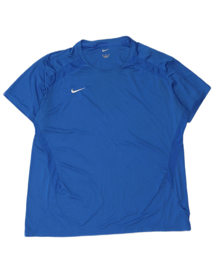 T-shirt męski NIKE Top 2XL Niebieski poliester