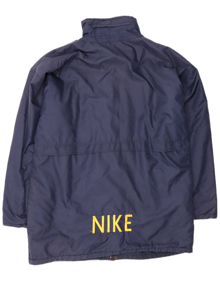 Męski płaszcz wiatrówkowy Nike Graphic UK 42 XL granatowy