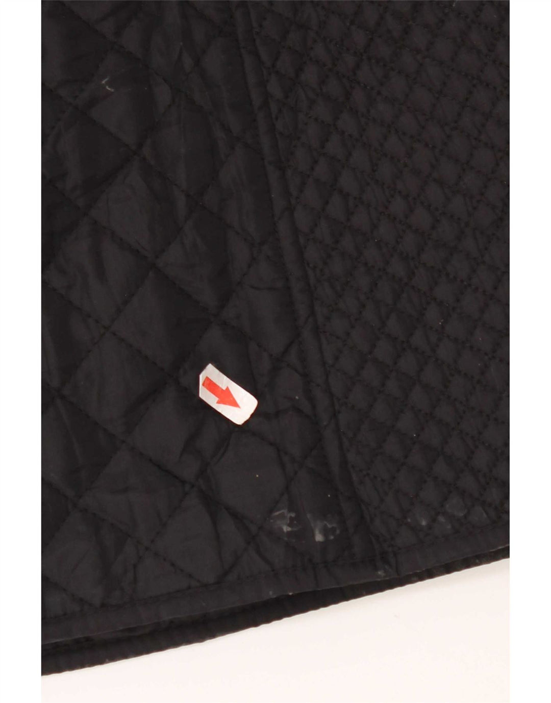Damski pikowany płaszcz wiatrówka Hobbs UK 10, mały, czarny nylon