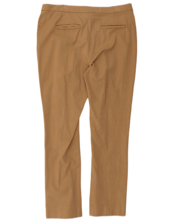 Spodnie damskie John Lewis Slim Casual UK 12 Medium W30 Beżowa wiskoza
