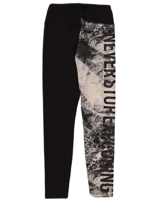 Damskie legginsy The North Face Graphic UK 14 w kolorze średniej czerni