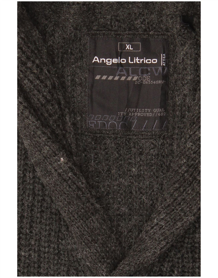 Sweter męski Angelo Litrico XL, szary, akrylowy