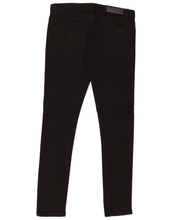 Męskie jeansy Diesel Slim W32 L32 Czarne bawełniane