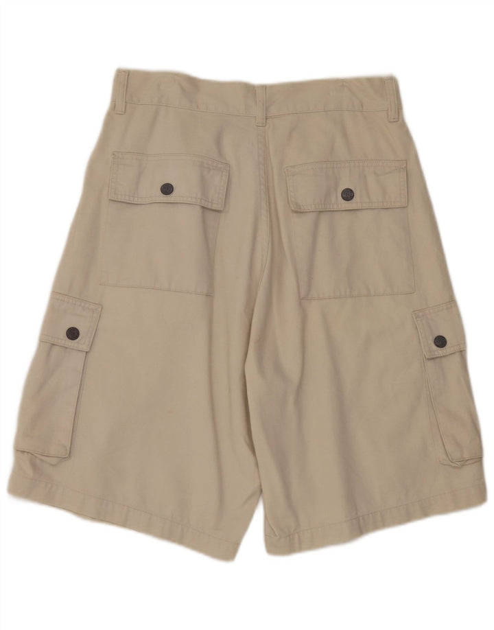 Męskie spodenki cargo w stylu vintage, duże W30, beżowe