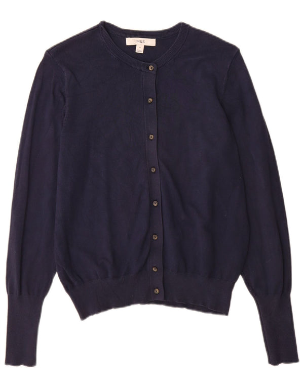 Sweter damski Marks & Spencer UK 14, średni granatowy, wiskoza