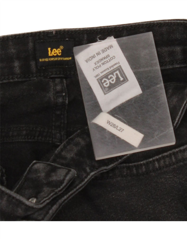 Damskie jeansy Skinny LEE W28 L27 Czarne bawełniane