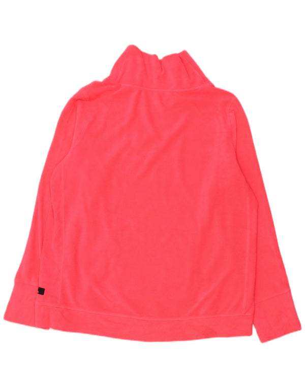 Damski sweter polarowy CALVIN KLEIN Performance Graphic UK 18 XL, różowy