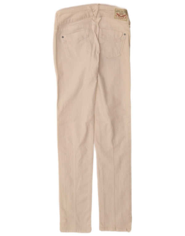 Damskie jeansy Slim Tommy Hilfiger W25 L32 Biała bawełna