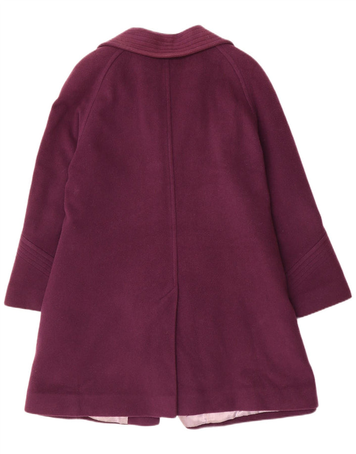 JACQUES VERT Płaszcz damski UK 18 XL Fioletowa wełna