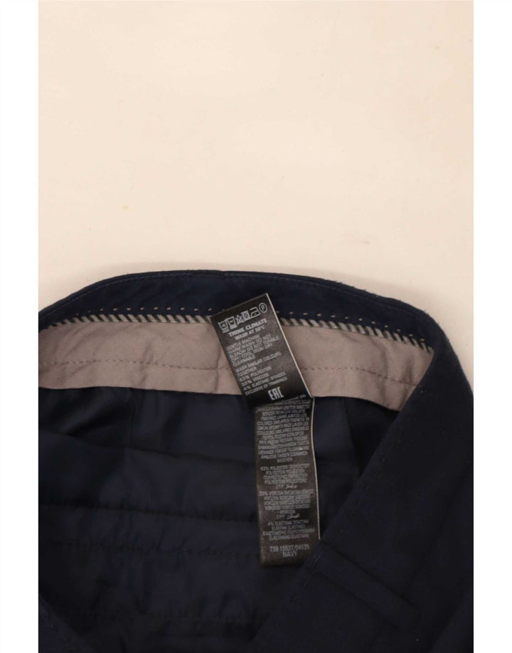 Damskie spodnie garniturowe Marks & Spencer UK 12 Medium W30 L30 Granatowe