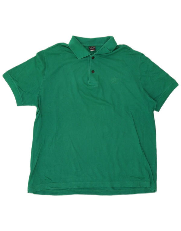Męska żeglarska koszulka polo Paul & Shark XL, zielona, bawełniana