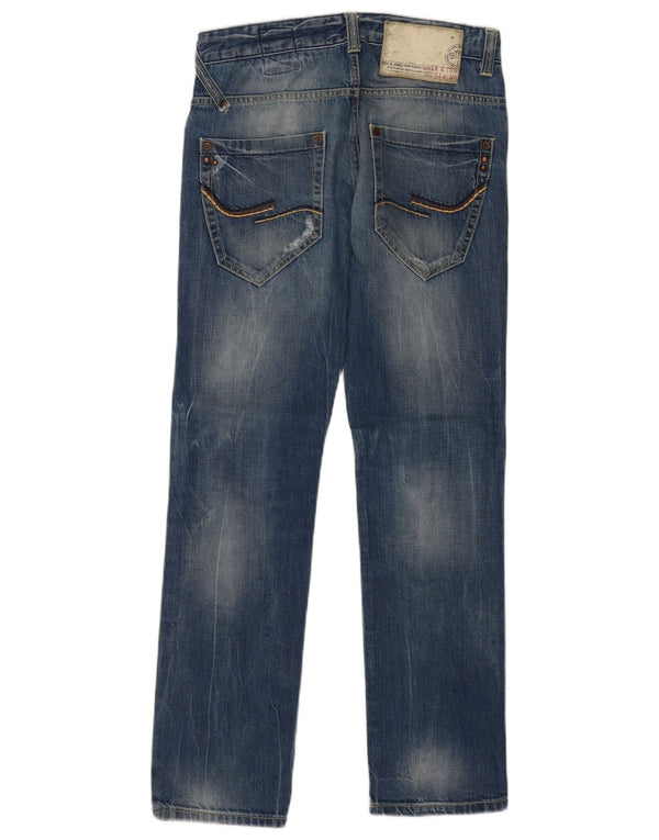 Jack & Jones Mens Slim Jeans W29 L32 Blue Cotton
