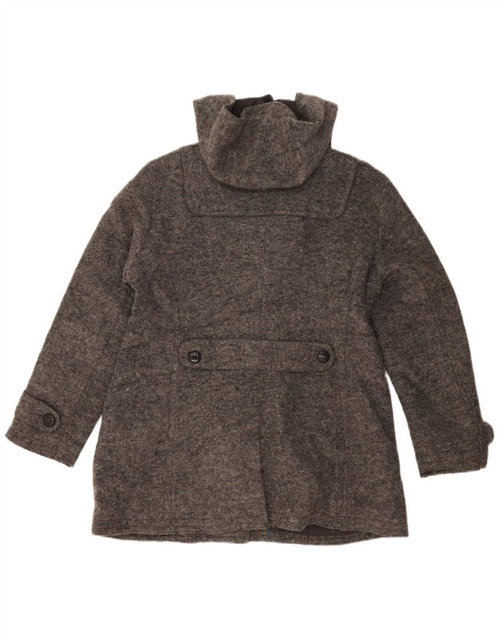 Damski płaszcz z kapturem ESPRIT UK 18 XL, szara wełna