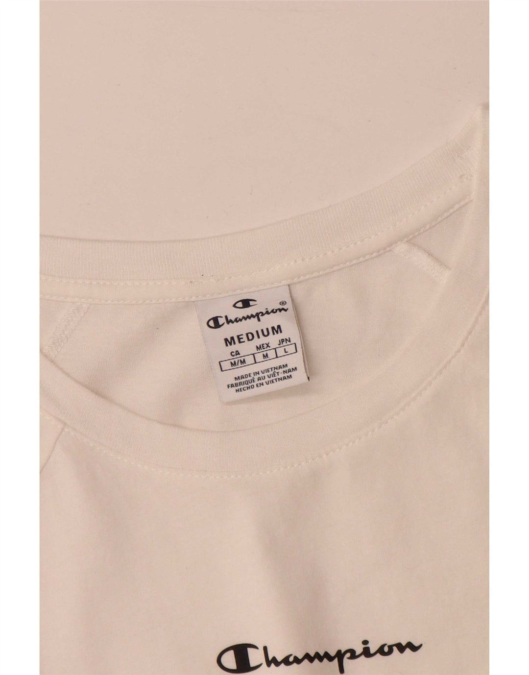 Męski T-shirt Champion z grafiką, średni biały