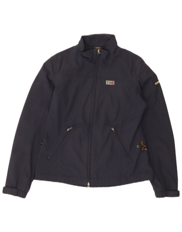 Damska kurtka przeciwdeszczowa Napapijri UK 12 Średni granatowy poliamid