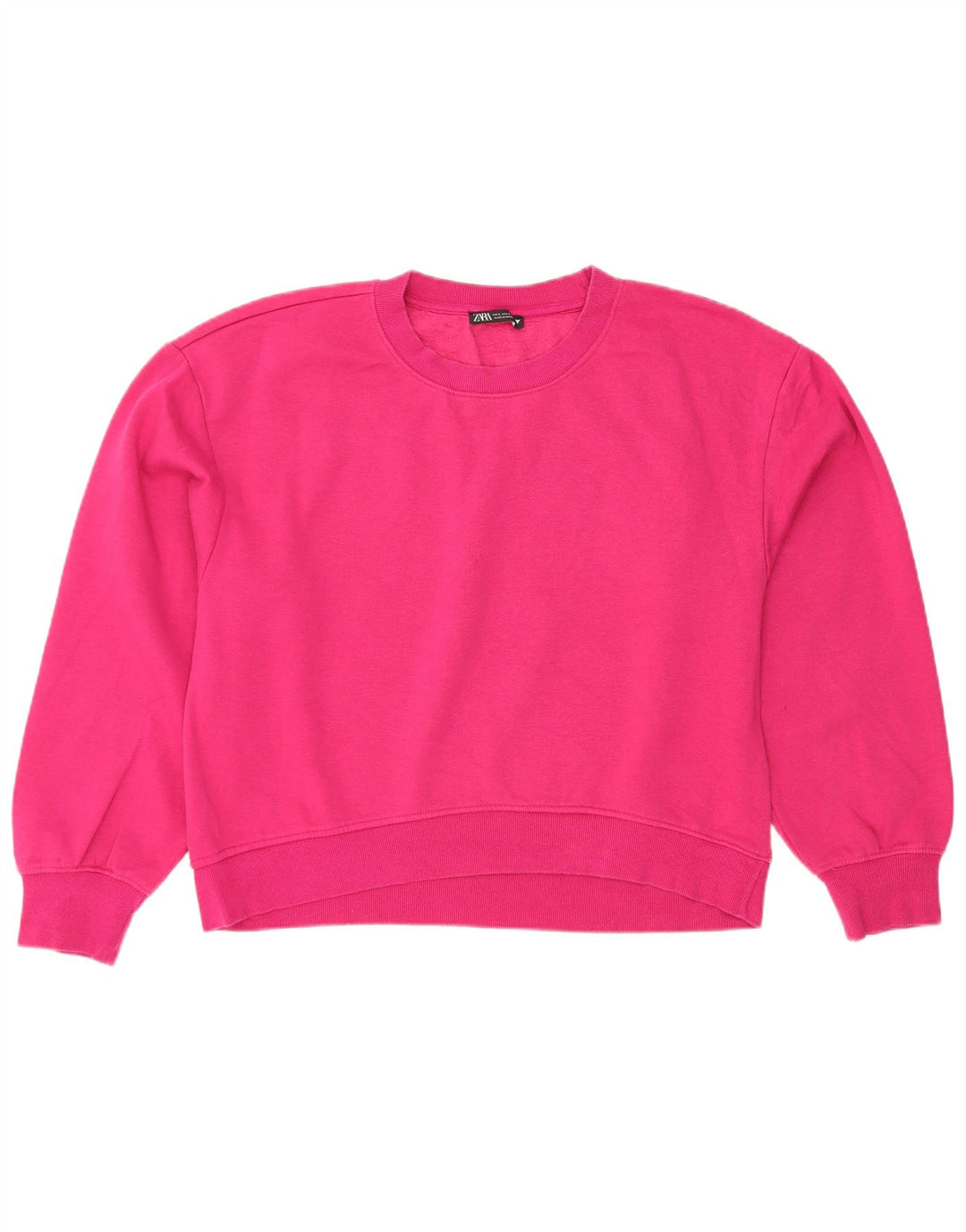 Bluza damska Zara Crop Sweter UK 16, duży, różowy
