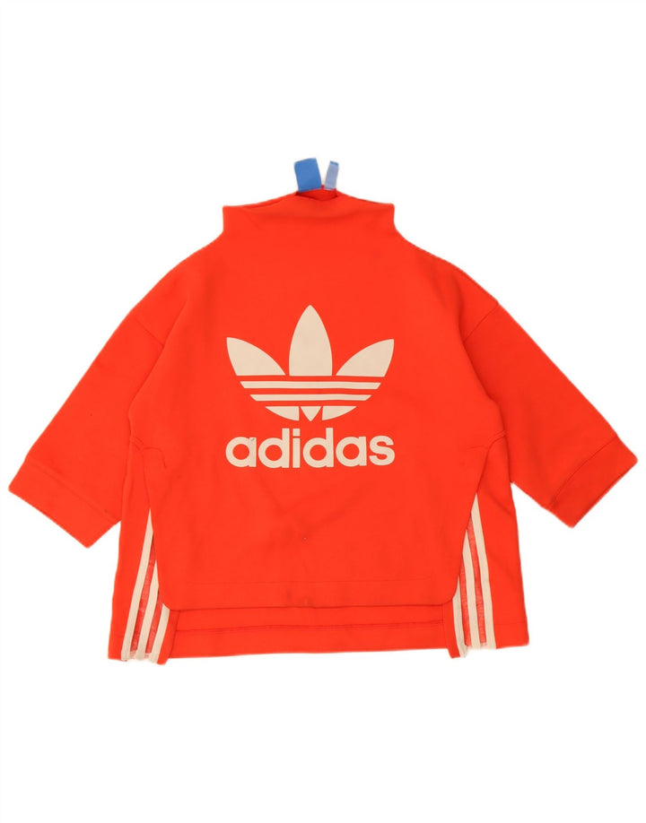 Damska bluza Adidas Oversized Graphic Jumper UK 10 Small Red